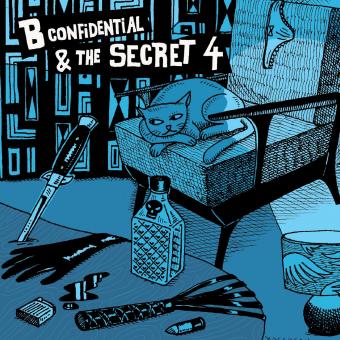 B Confidential & The Secret Four - Down The Subway / Cuttin' Out  7" Vinyl Garage-Soul, Rhythm'n'Blues 