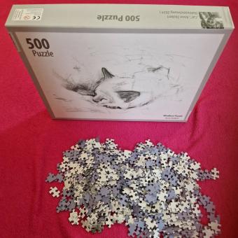 Windlust-Puzzle CAT (Anne Zückert) 500 Teile 