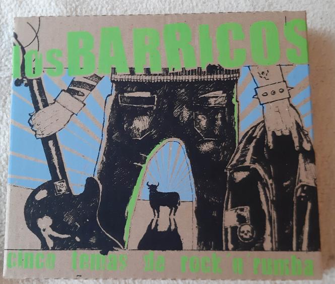 Los Barricos - Cinco Temas De Rock'N'Rumba - MCD im Siebdruck-Pappcover 