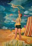 Windlust-Postkarte No. 67 "An einem Sommertag" Lutz Bleidorn 